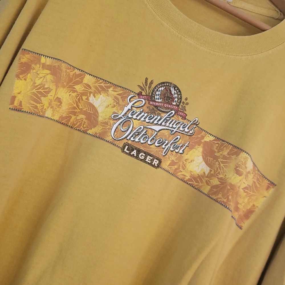 Vintage Artisans Leinenkugel's Oktoberfest Long-Sleeved T-Shirt Sz XXL